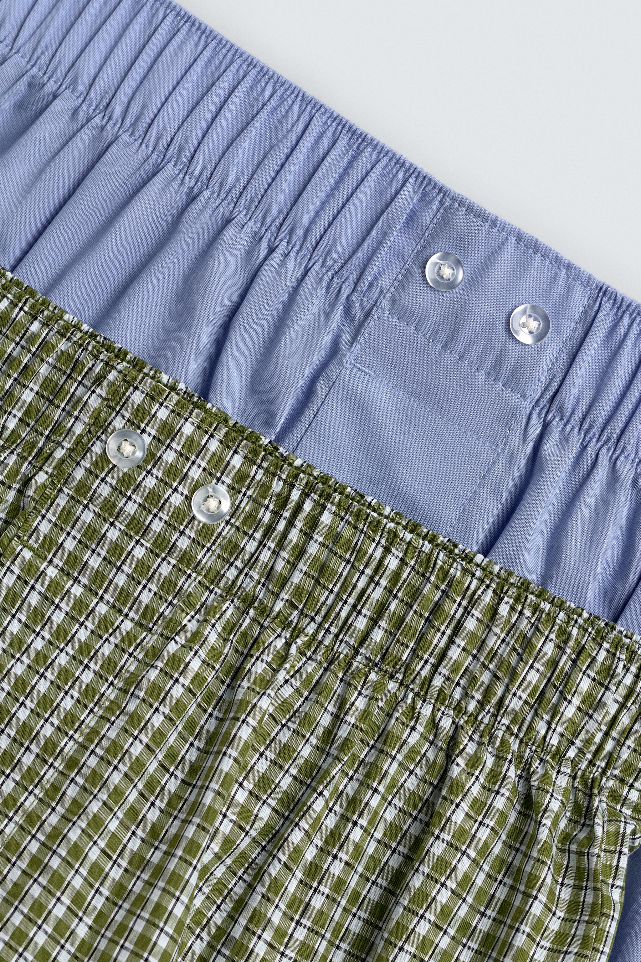 2-PACK COMBINED POPLIN BOXERS